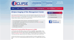 Desktop Screenshot of eclipseimagingandpain.com