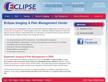 Tablet Screenshot of eclipseimagingandpain.com